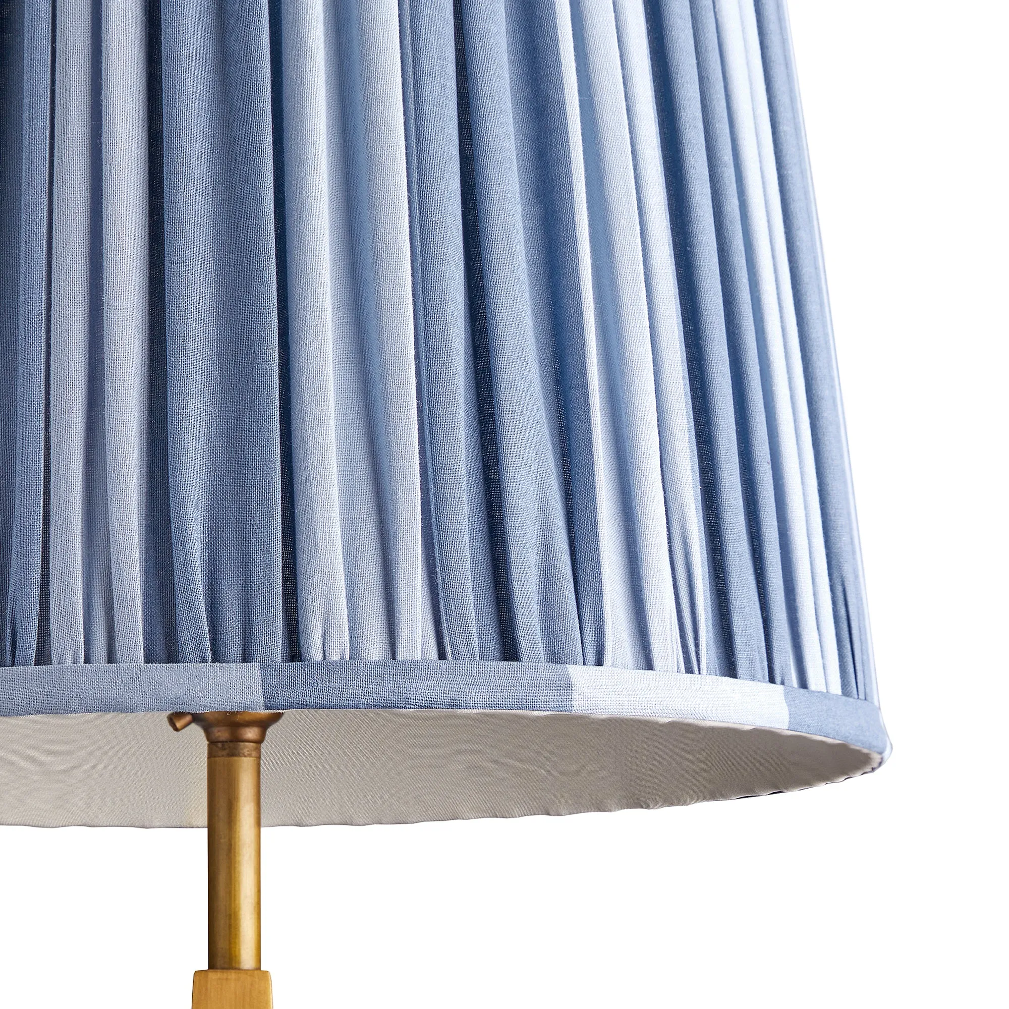 14cm tall tapered shade in jazz night Signature Stripe from Sanderson's 'Archive'