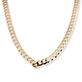 18ct Yellow Gold Curb Link Chain with Lobster Clasp C-3813