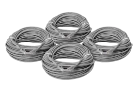 300FT Cat5e Extension Cables, Fire Resistant and In-Wall Rated, CMR type (Riser) (4-pack)