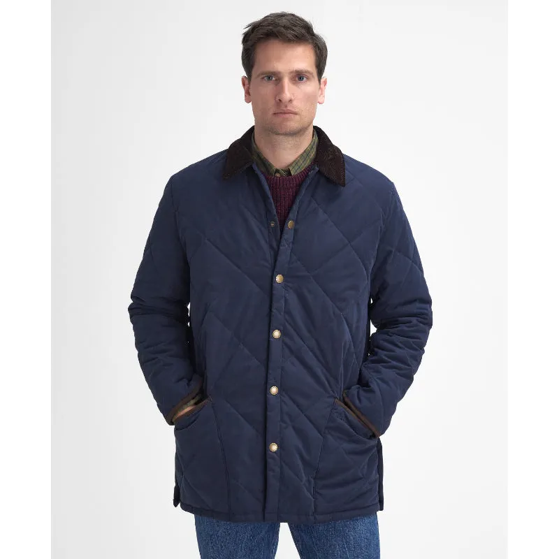 Barbour Country Liddesdale Quilted Mens Jacket - Navy