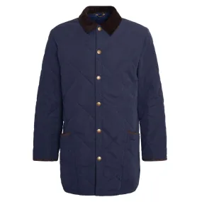 Barbour Country Liddesdale Quilted Mens Jacket - Navy