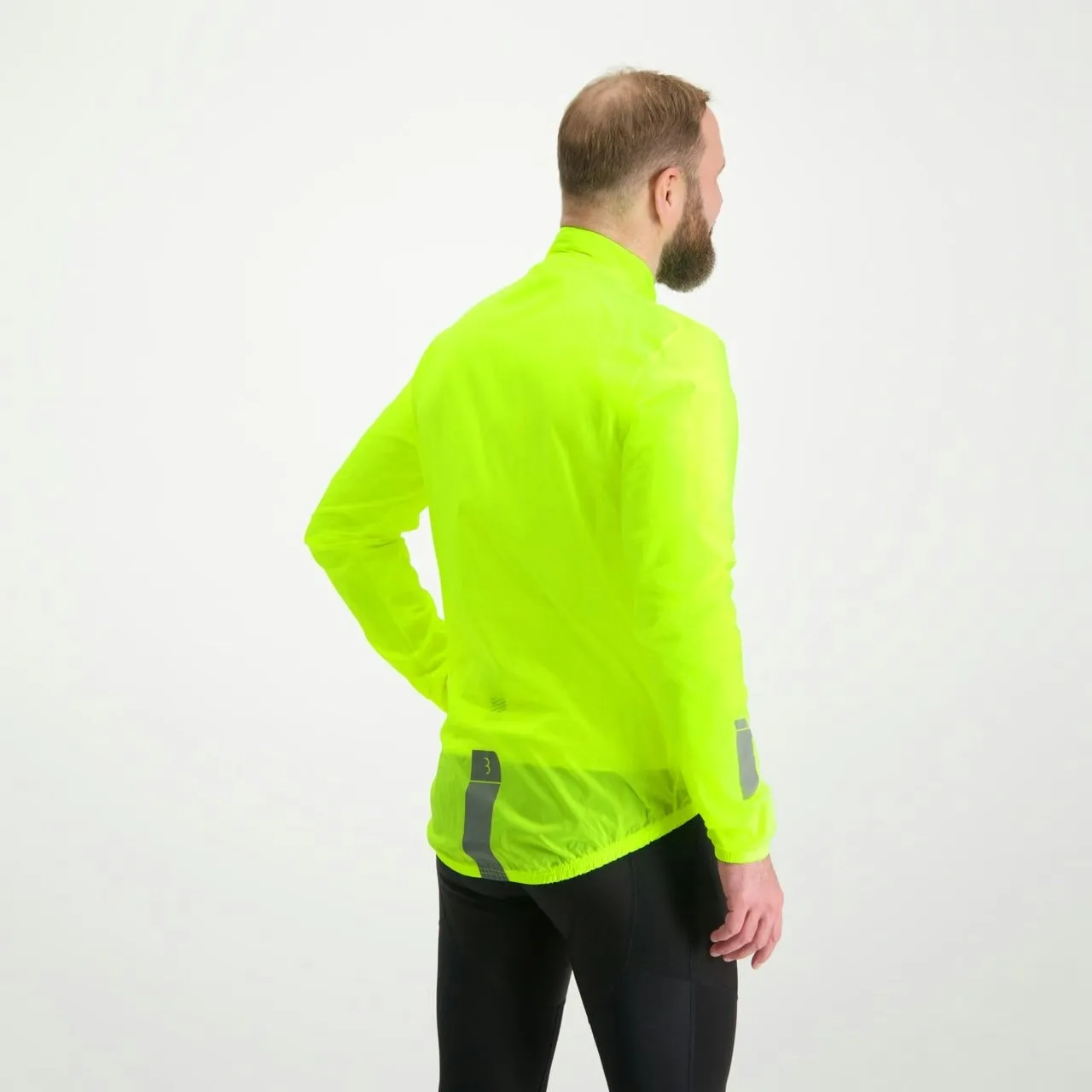 BBB BaseShield Rain Jacket Neon Yellow