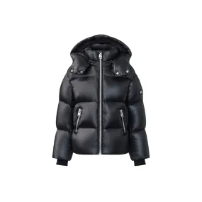 Black Jesse Little Kid Down Hooded Coat