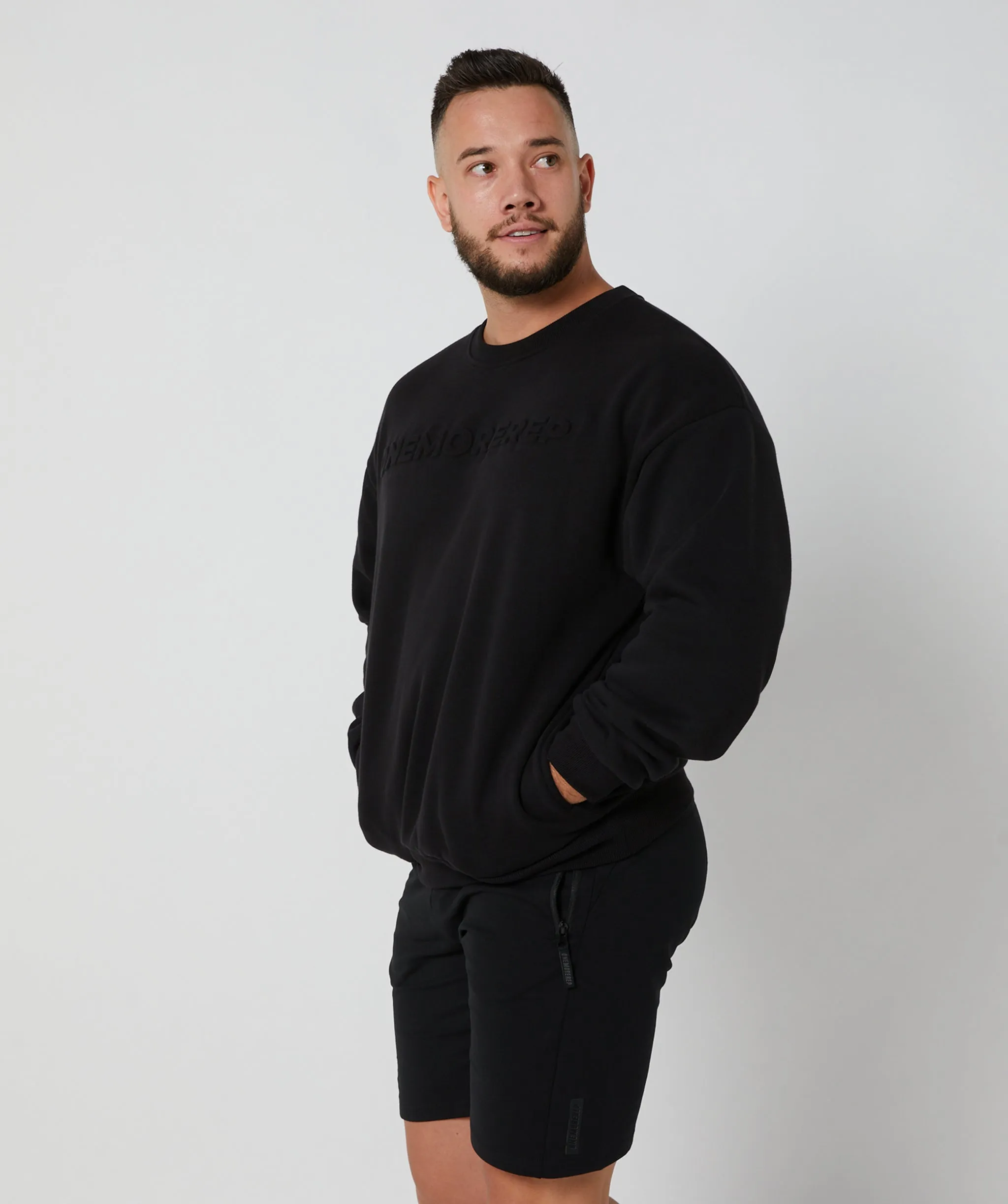 Boss Crewneck Jumper Black