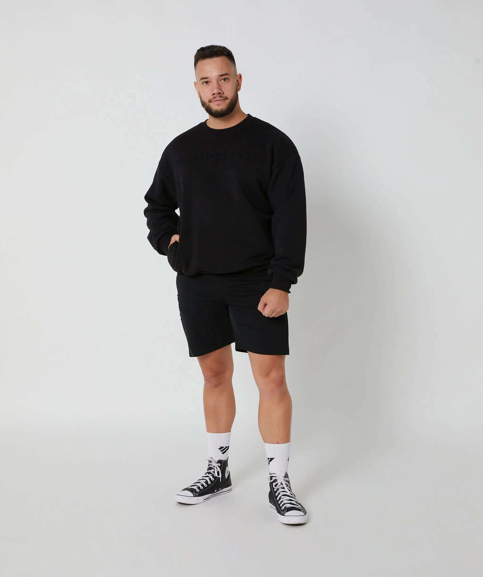 Boss Crewneck Jumper Black