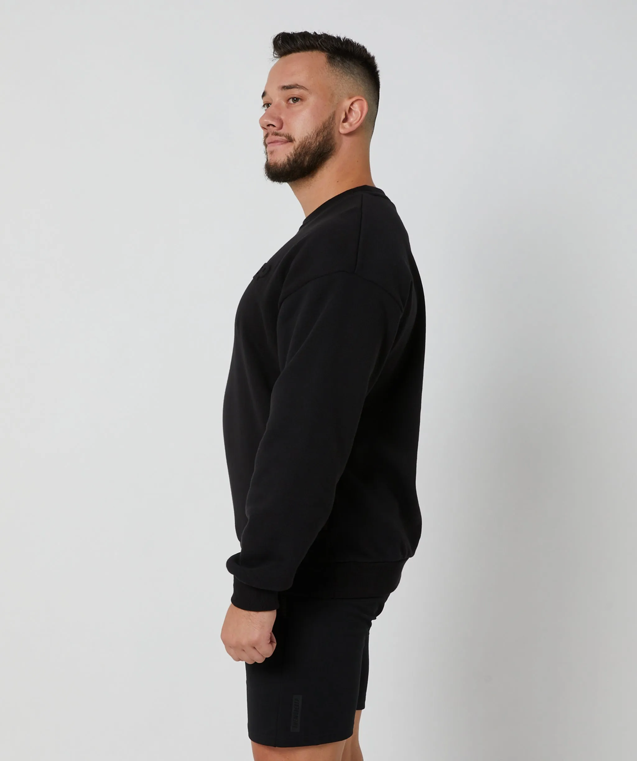 Boss Crewneck Jumper Black