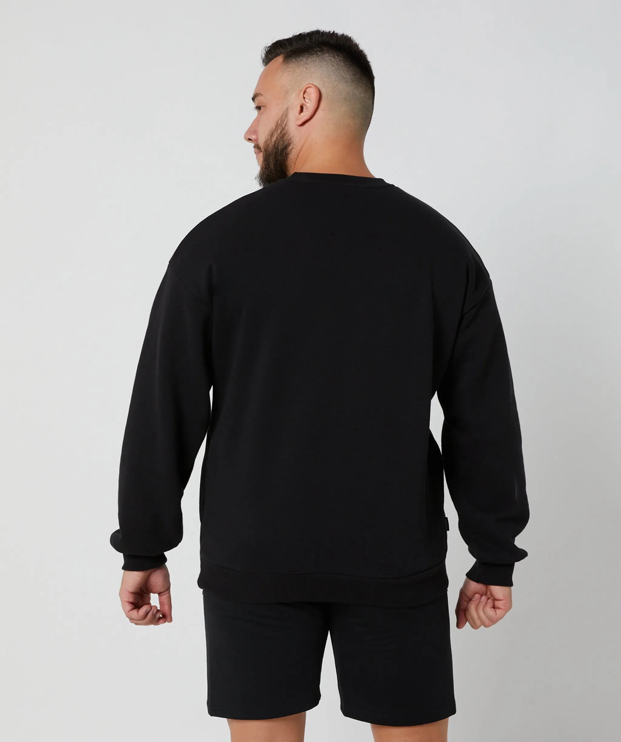 Boss Crewneck Jumper Black