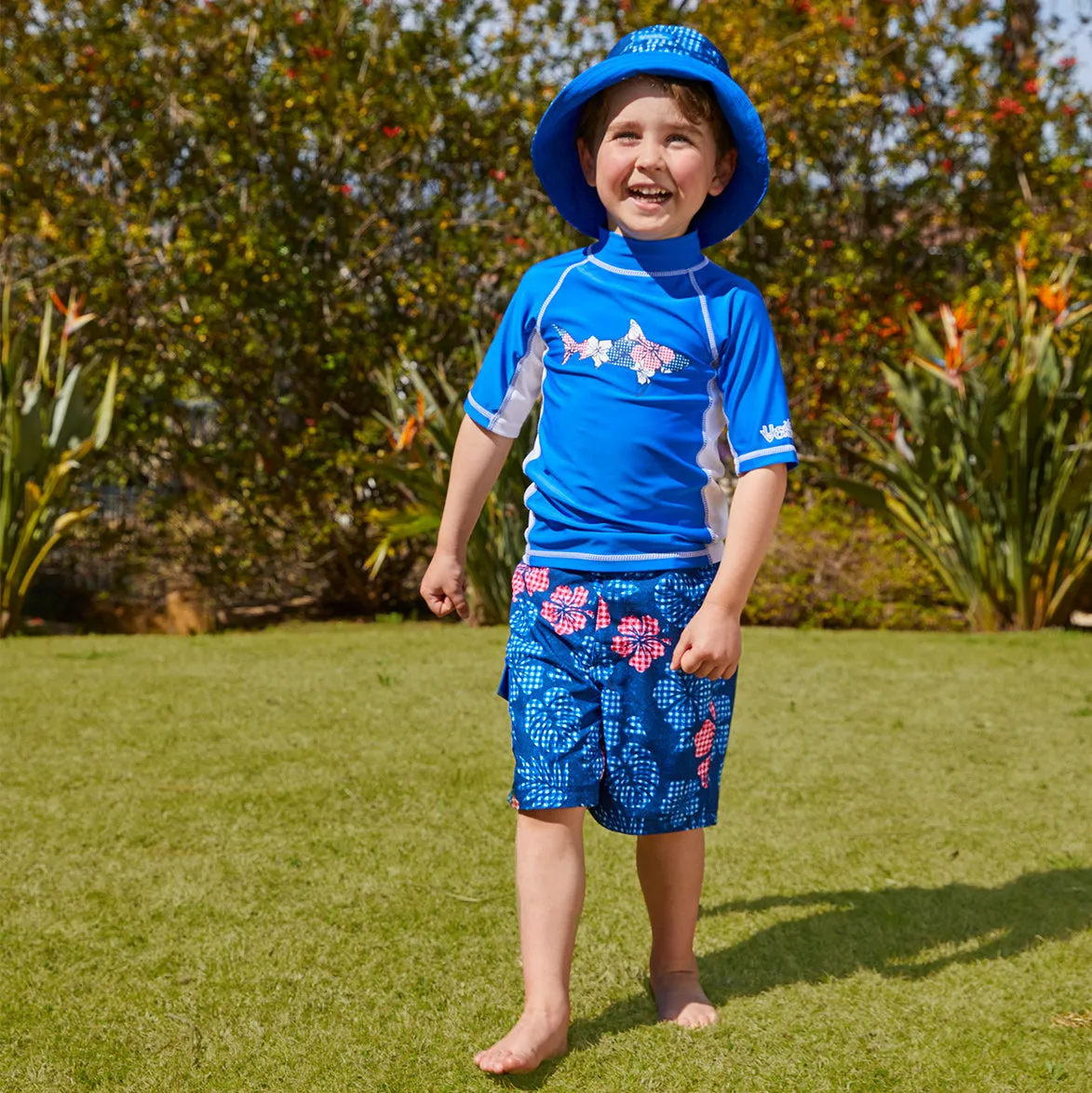 Boy's Short Sleeve Adventure Sun & Swim Shirt | FINAL SALE