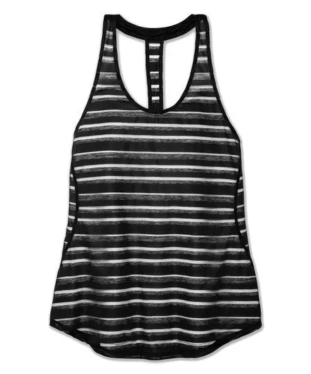 Brooks Hot Shot Tank Women's- Black Stripe