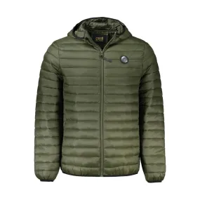 Cavalli Class Green Polyamide Men Jacket