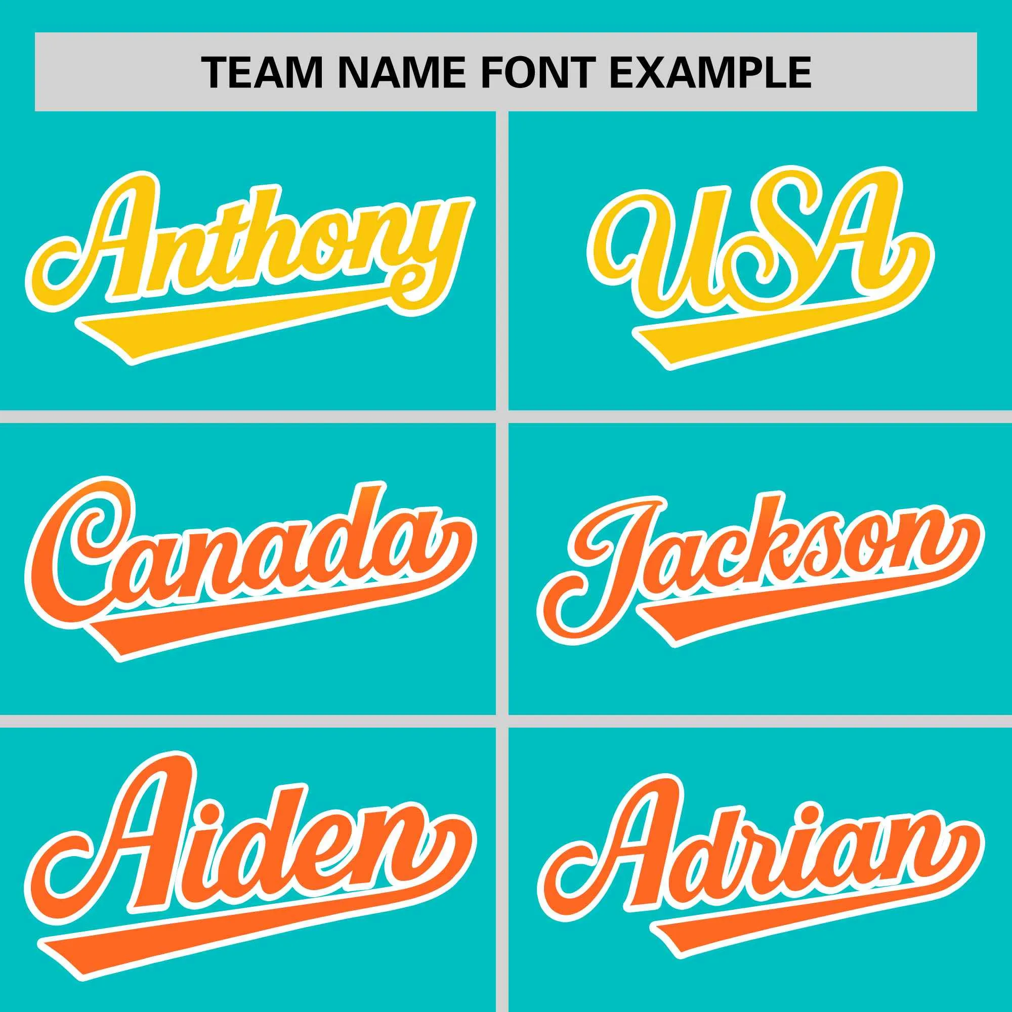 Custom Aqua Gold-Orange Personalized Gradient Font And Side Design Authentic Baseball Jersey