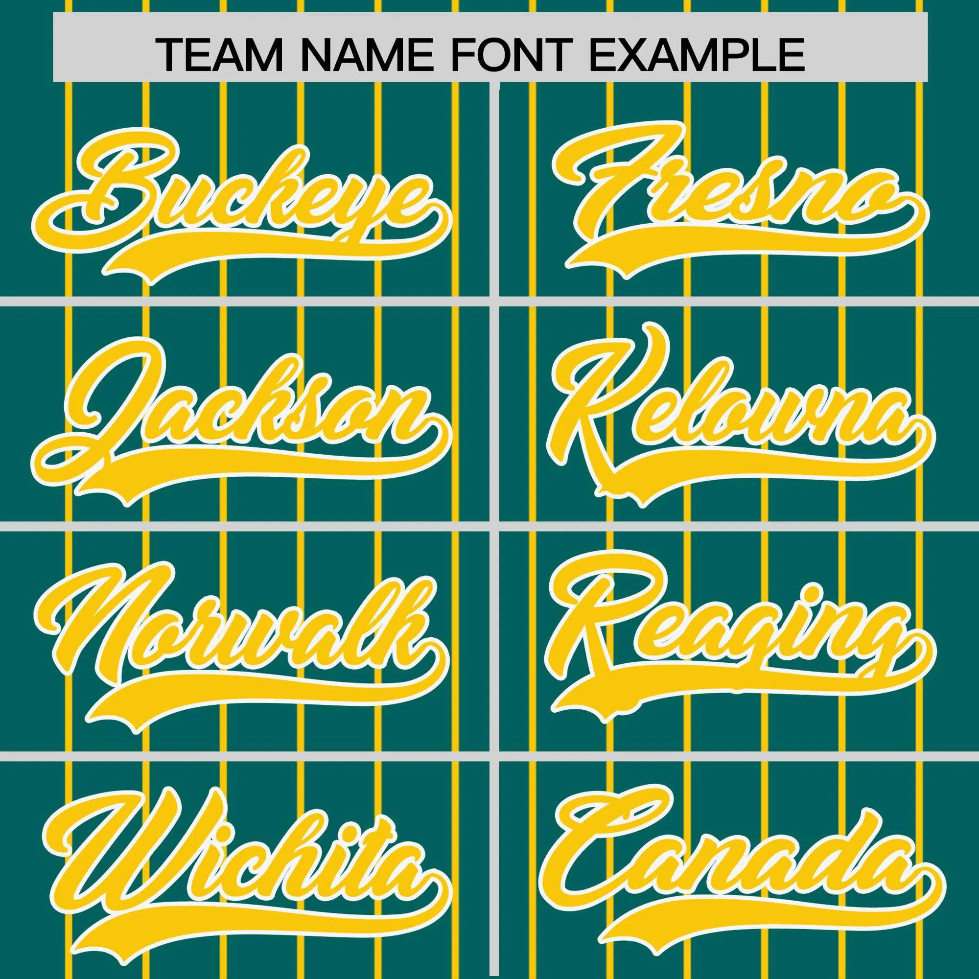 Custom Aqua Gold Pinstripe Personalized Two-Tone Authentic Baseball Jersey