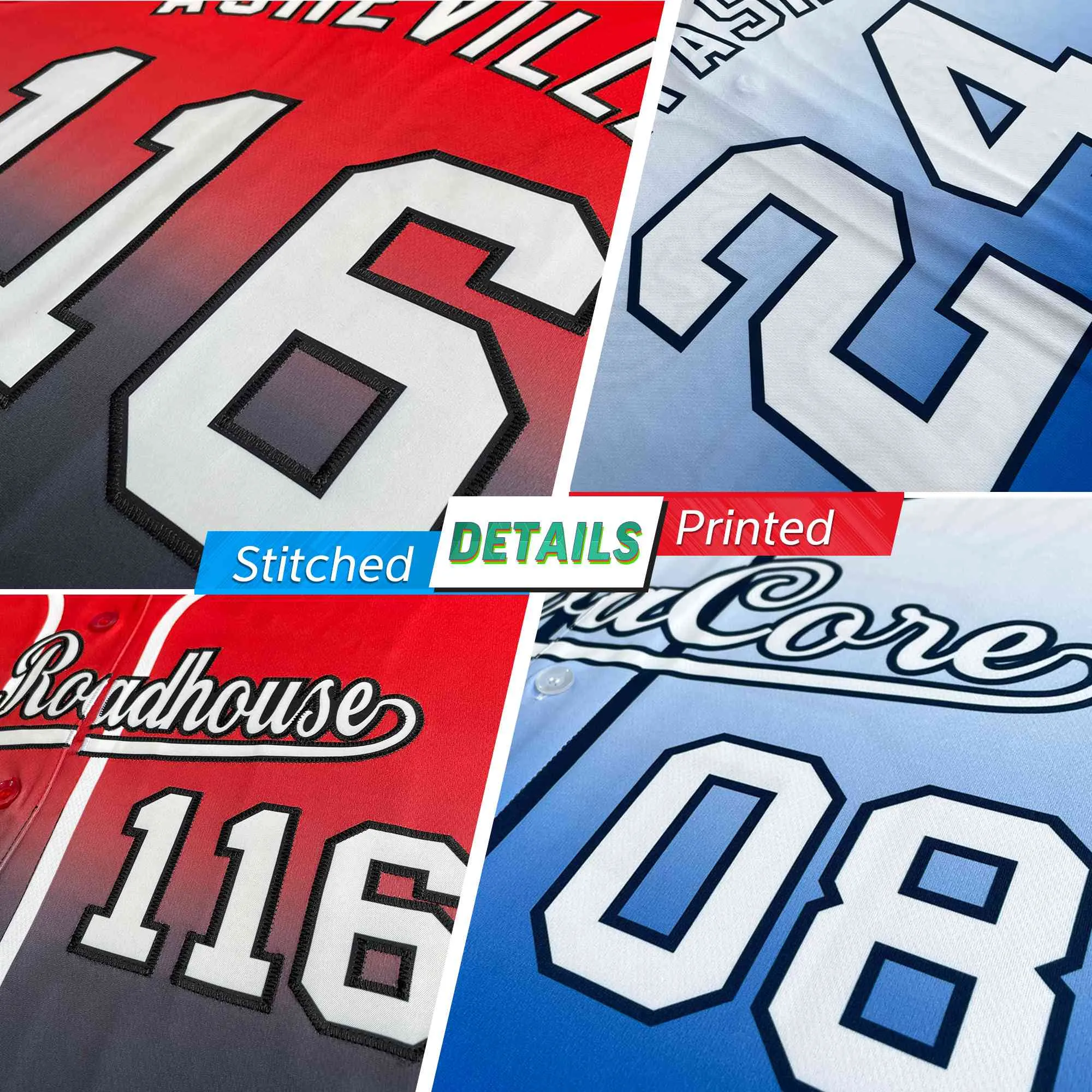 Custom Aqua Light Red Gradient Fashion Authentic Baseball Jersey