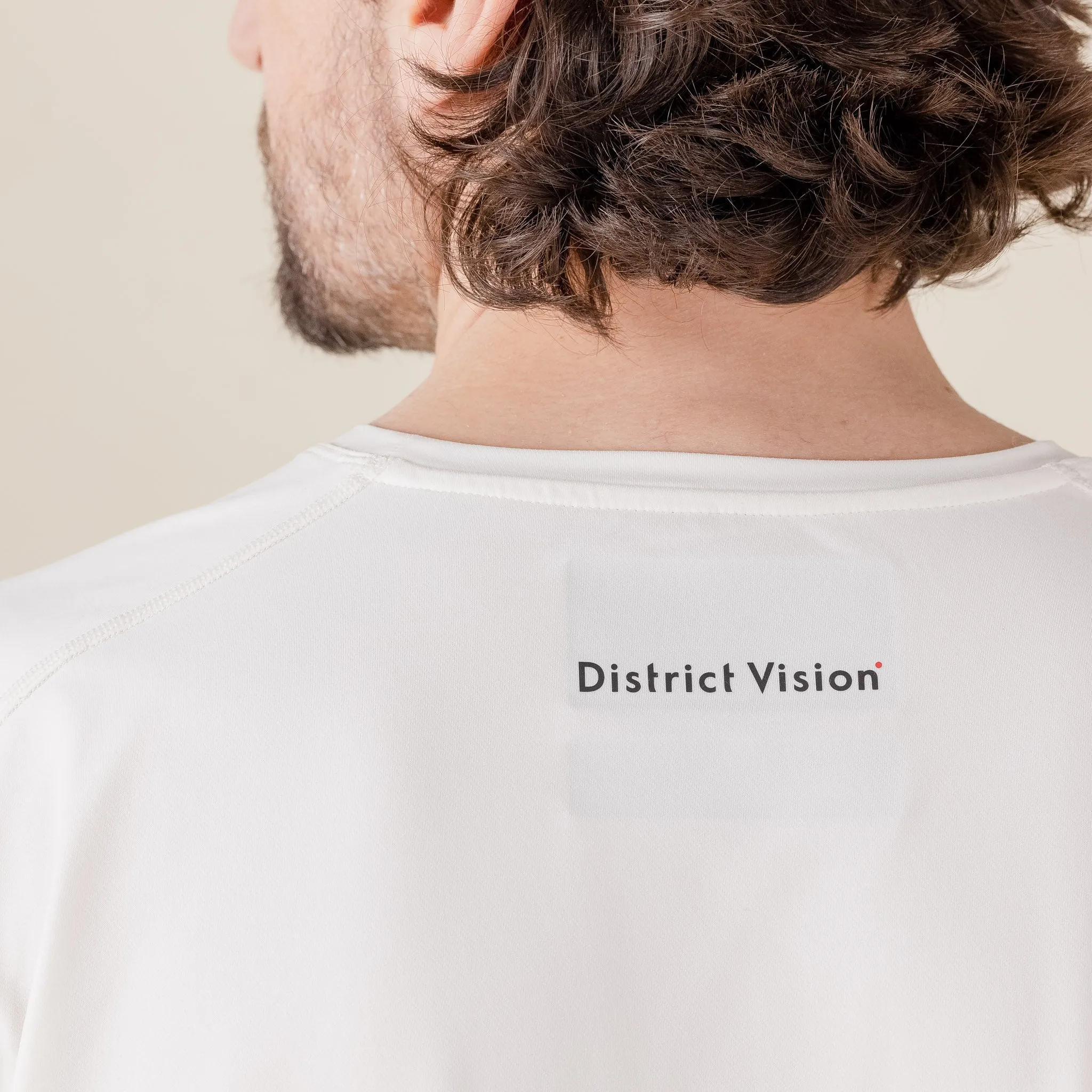 District Vision - Deva Short Sleeve T-Shirt - Lunar White