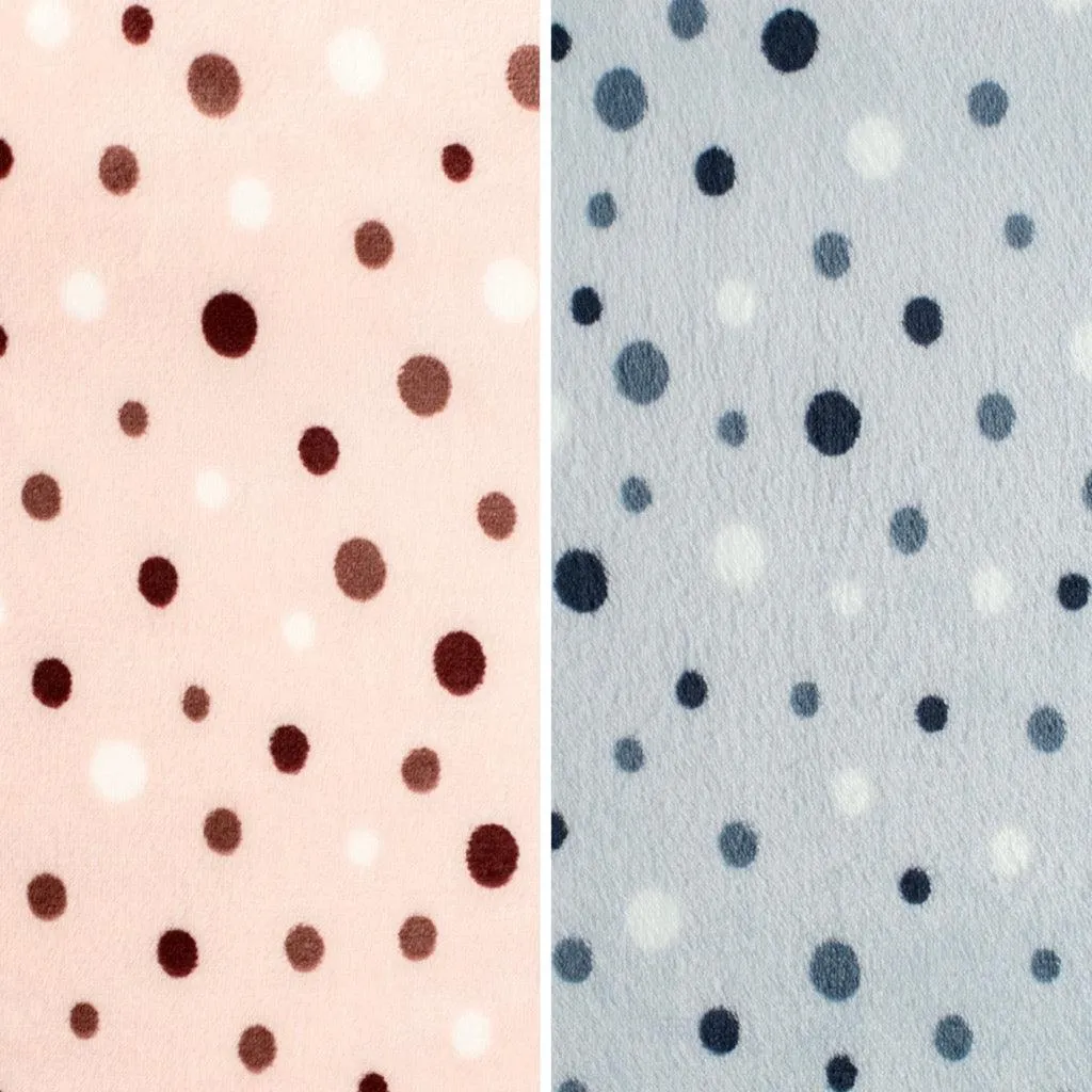 Dots Cuddle Fleece Fabric