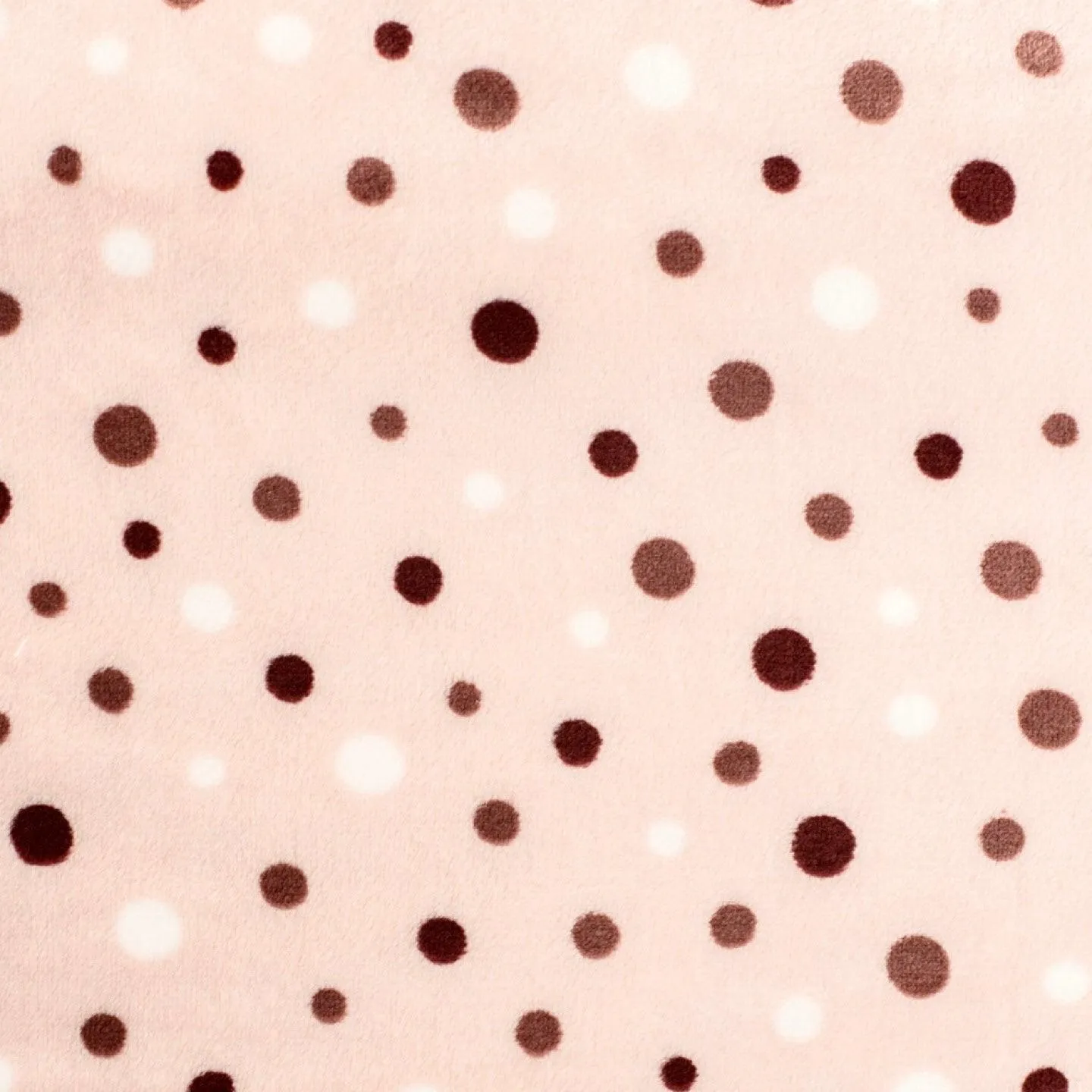 Dots Cuddle Fleece Fabric