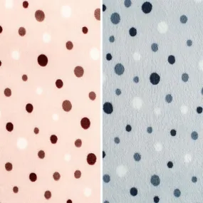 Dots Cuddle Fleece Fabric