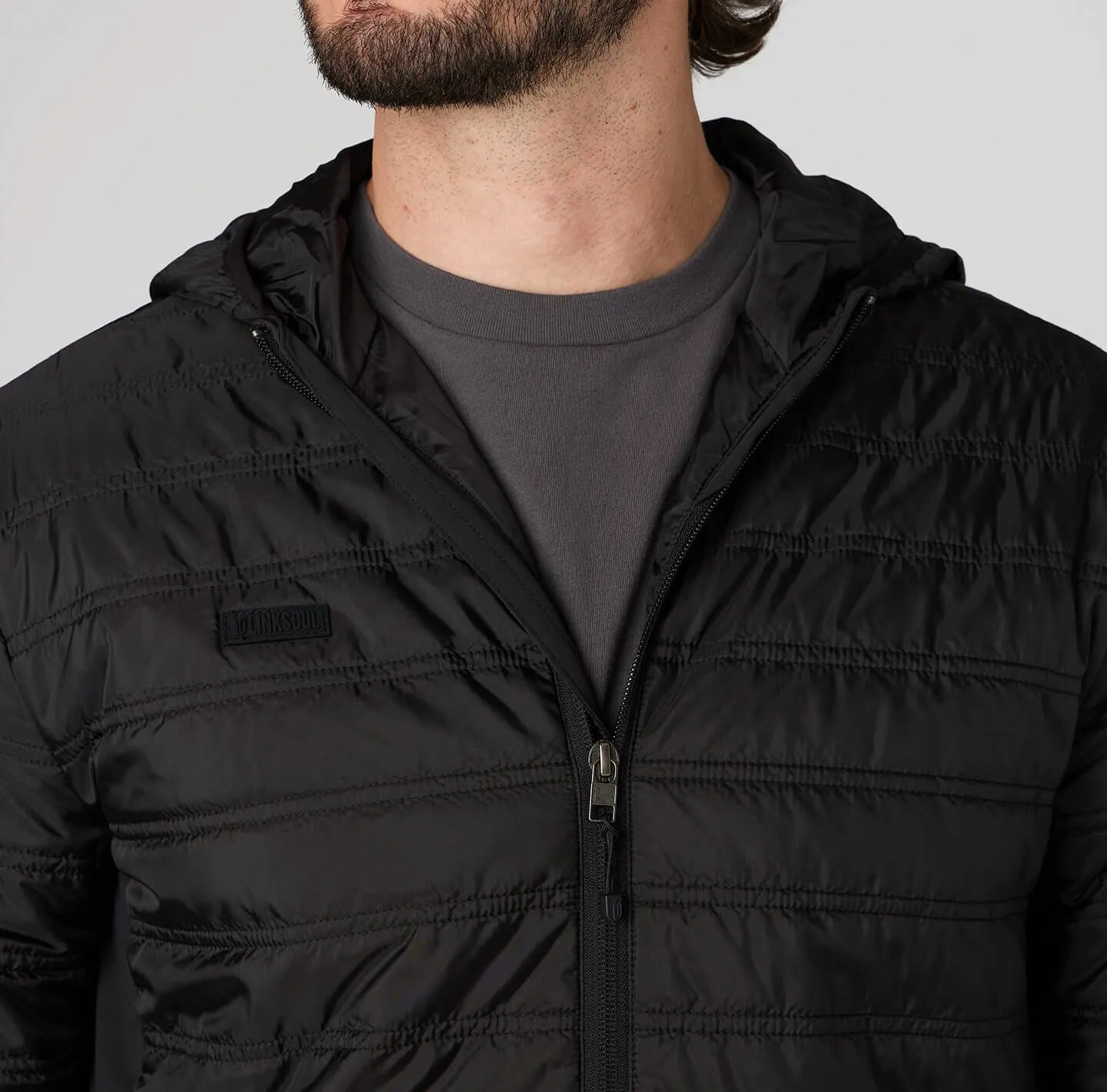 Eaton Packable PrimaLoft Hooded Full-Zip Jacket