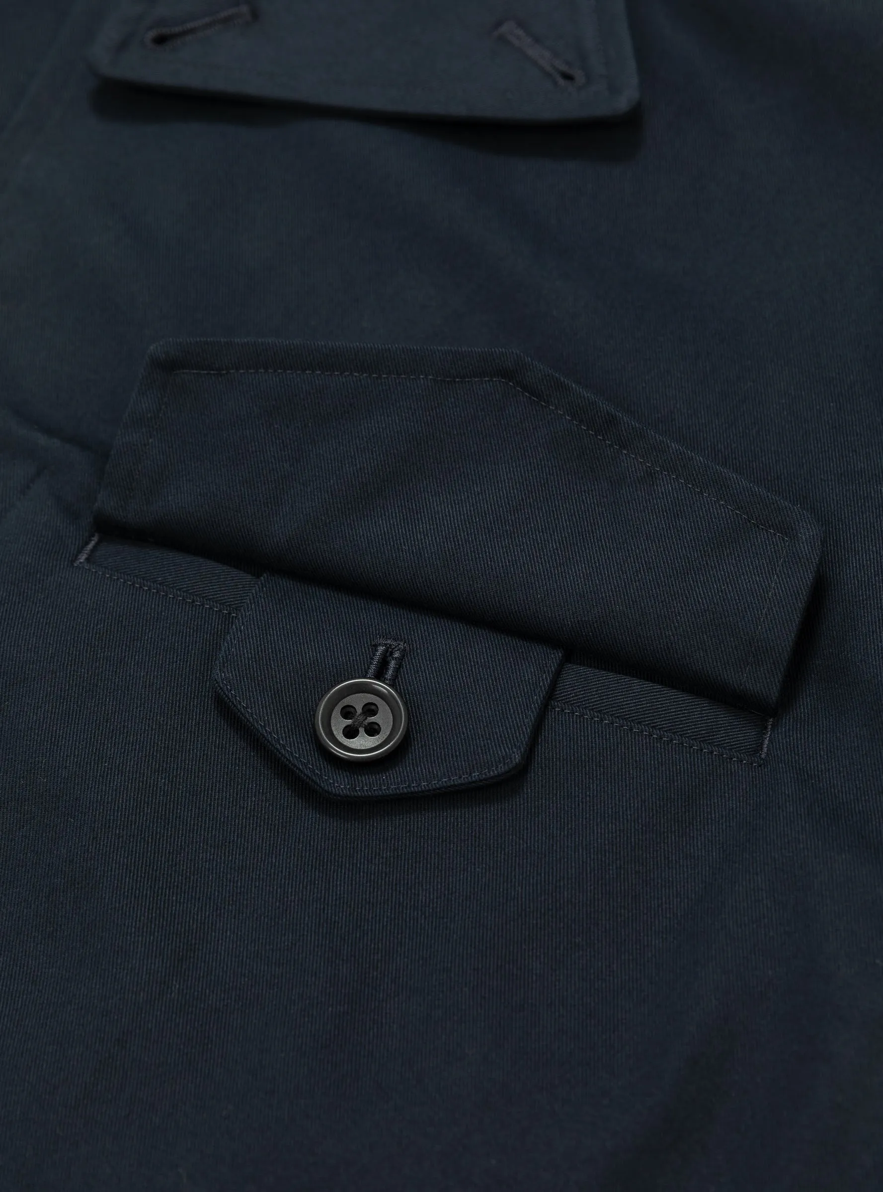 Egyptian Cotton Field Jacket Navy