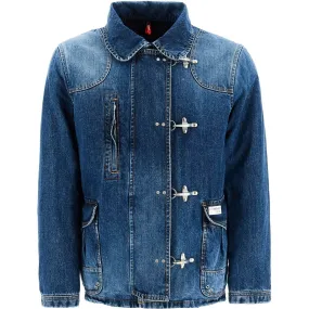 FAY ARCHIVE denim jacket with 4 hooks