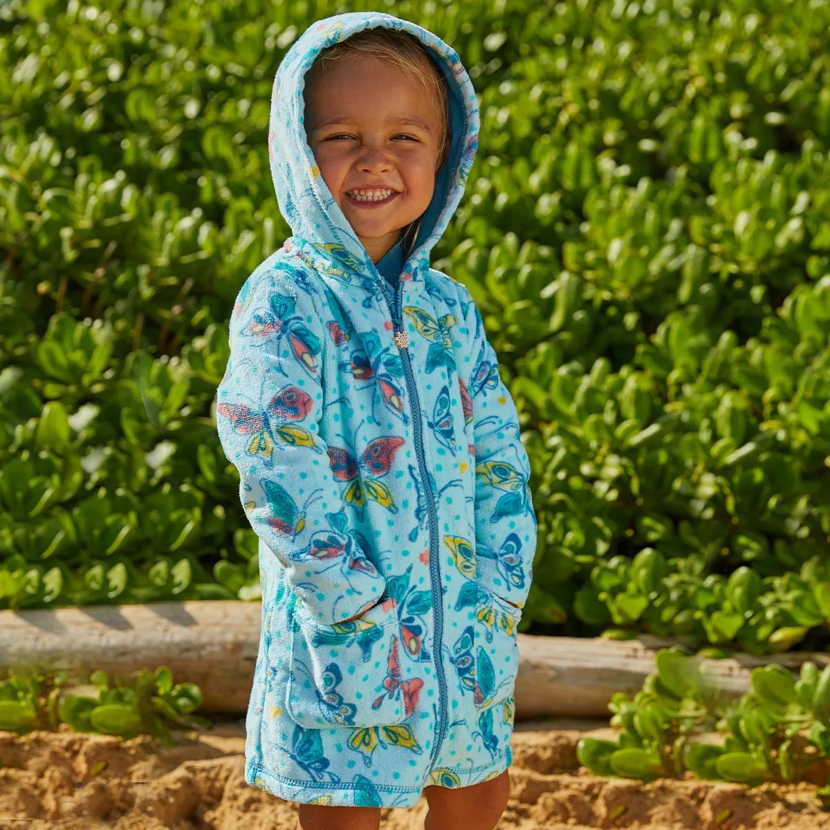 Girl's Hooded Terry Beach Cover-Up | FINAL SALE