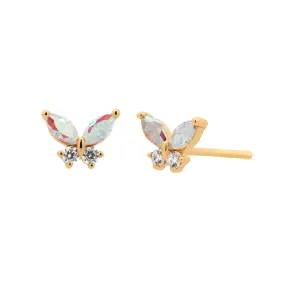 Gold Chrysalis Studs