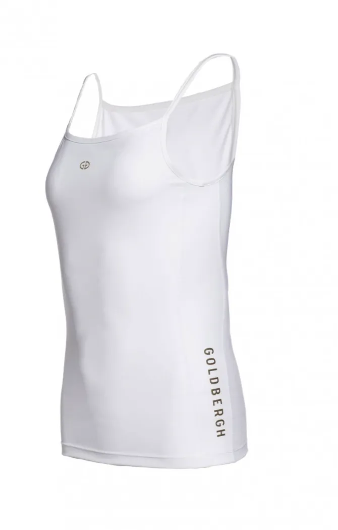 Goldbergh Gilda White Strappy Vest Top