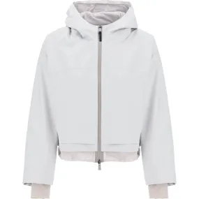 Herno Laminar hooded paclite jacket in