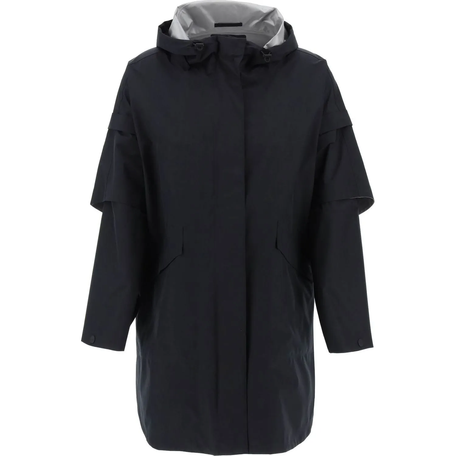 Herno Laminar "removable sleeve cape coat