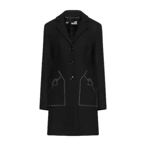 Love Moschino Black Wool Women Coat