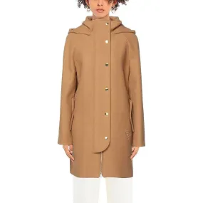 Love Moschino Brown Wool Women Coat