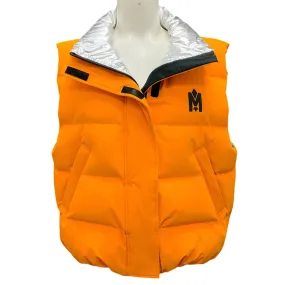 Mackage Orange / Silver Metallic Neo Down Ski Vest