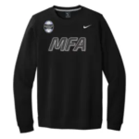 MFA Coach Nike Paint Logo Crew Sweatshirt - Black