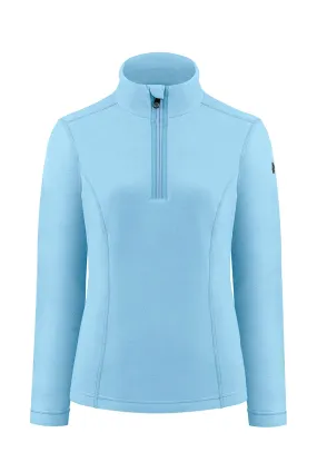 Poivre Blanc Micro Fleece Sweater in Blue