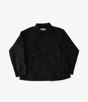 Sea Bees Jacket – Black Ripstop Cotton