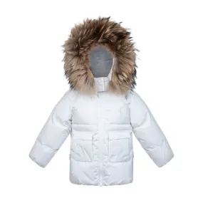 Skyline Jet White Toddler Coat