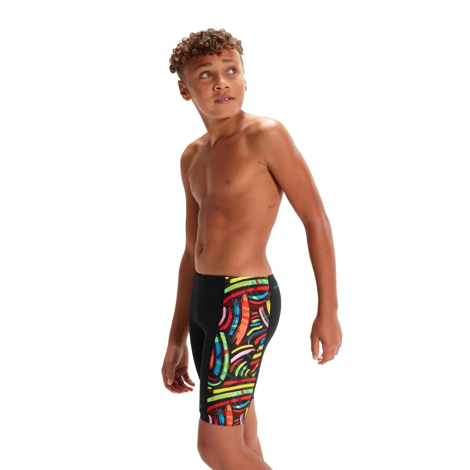 Speedo Junior Digital Allover Panel Jammer